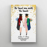 Personalized Canvas/ Poster, We Did It, Graduating Custom Gift for Graduation